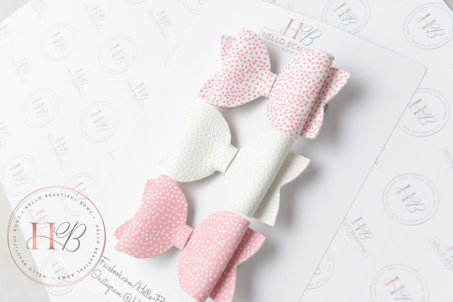 The Pretty in Pink set , hair bow, hair bows, hair clips. girls bows, girl gifts.