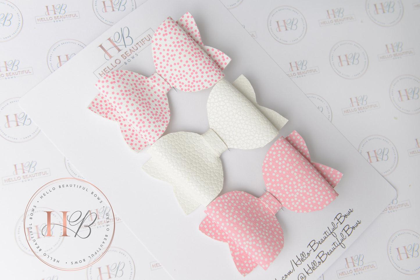 The Pretty in Pink set , hair bow, hair bows, hair clips. girls bows, girl gifts.