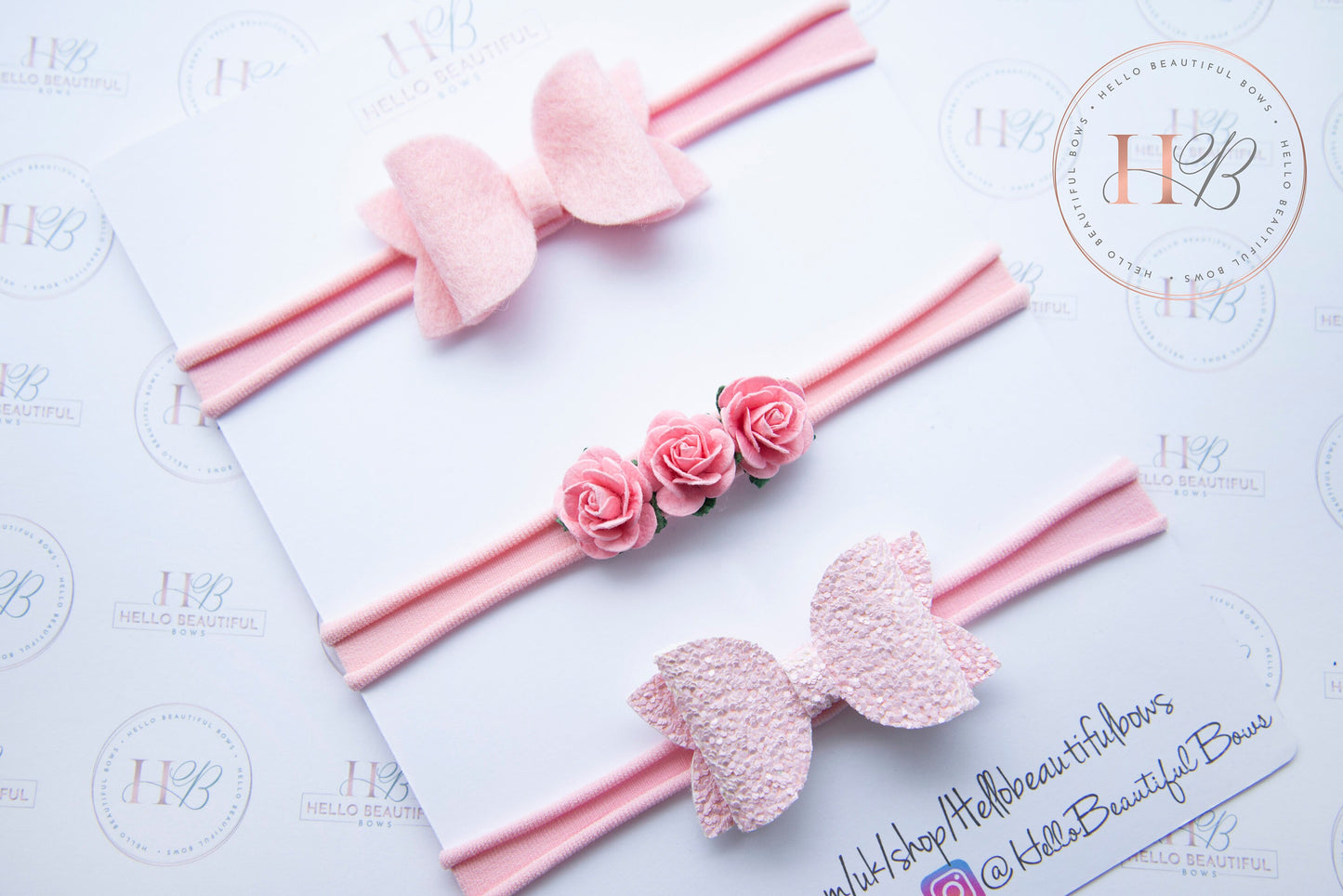 Baby headbands, baby girl headbands, spring headbands, baby bows, hair bows, baby girl gift, pink headbands