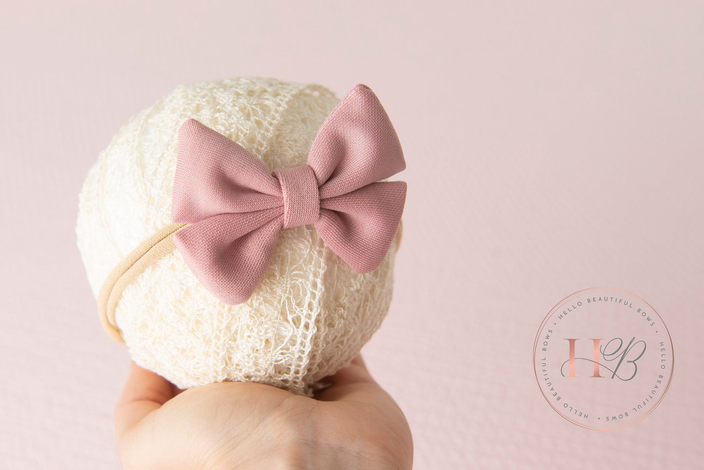 pink baby headband, baby headbands, baby girl headbands, soft headbands, baby bows, hair bows, baby hair bow, hair accessories
