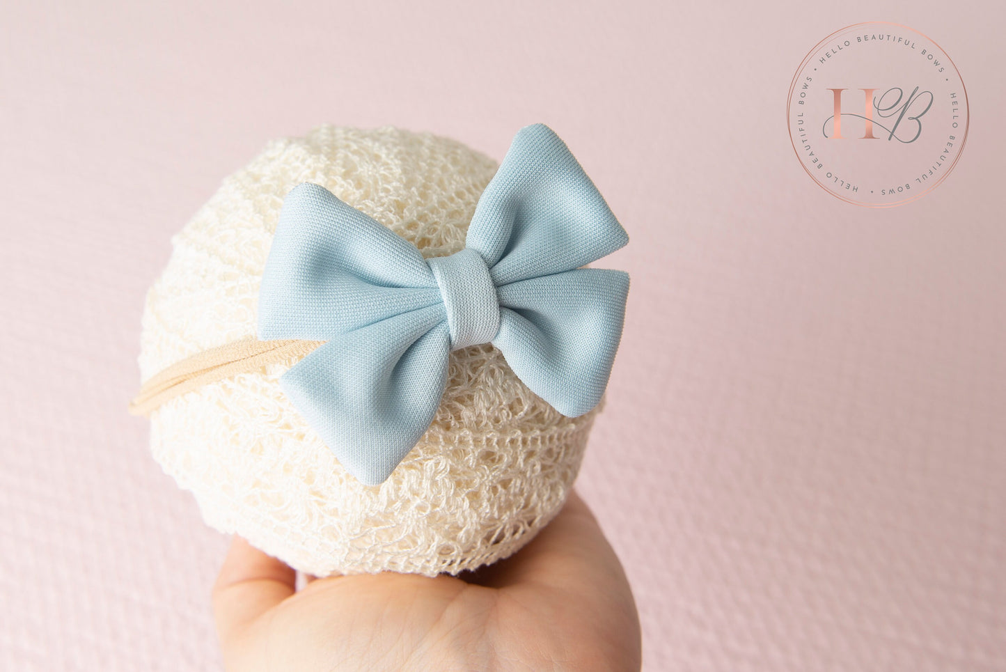 Blue baby headband, baby headbands, baby girl headbands, soft headbands, baby bows, hair bows, baby hair bow, hair accessories