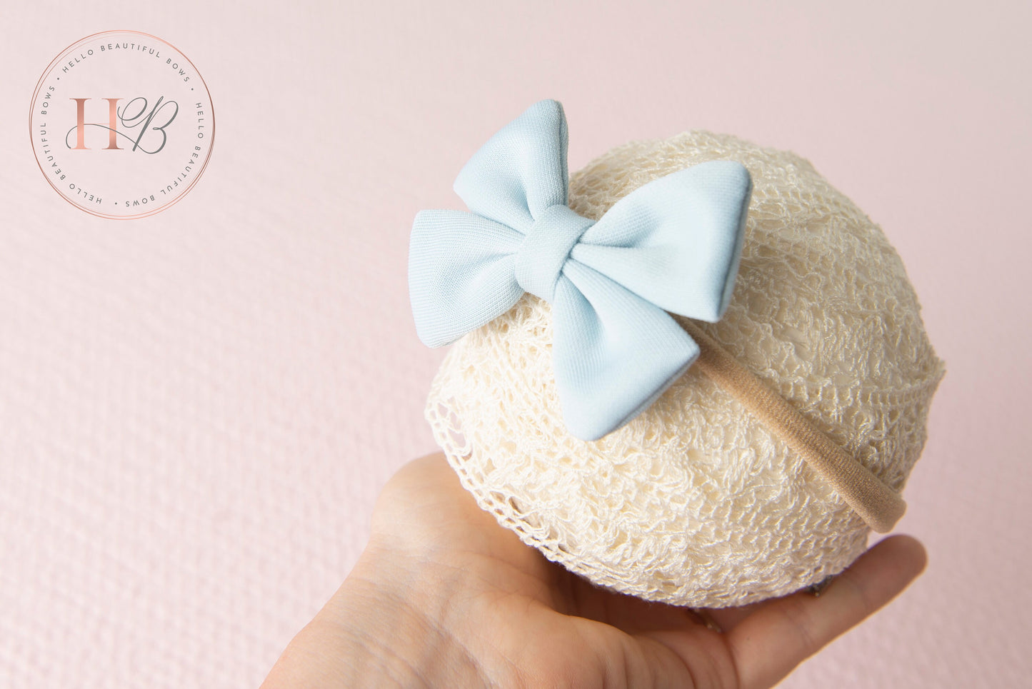 Blue baby headband, baby headbands, baby girl headbands, soft headbands, baby bows, hair bows, baby hair bow, hair accessories