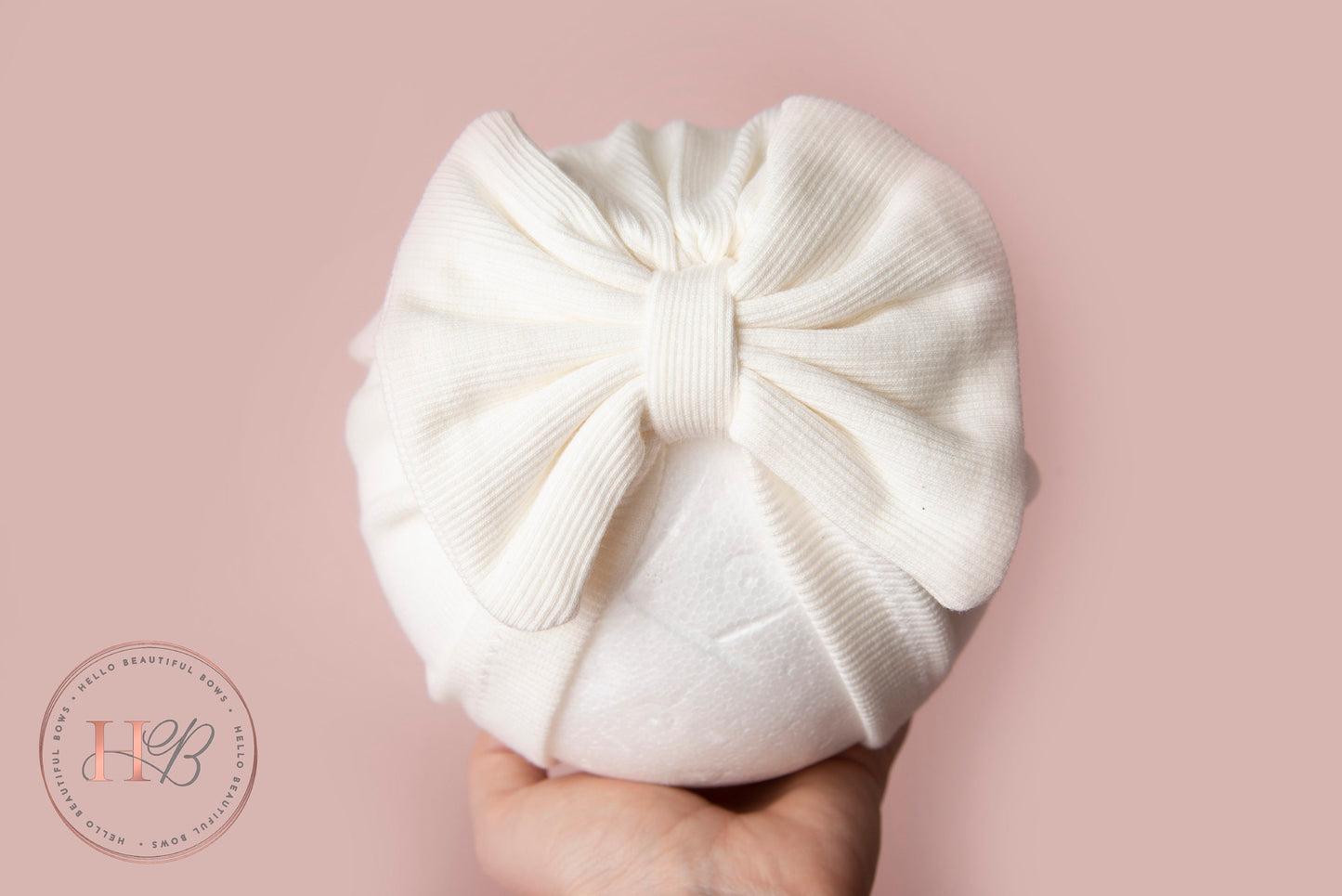 Baby turban, baby hat, baby accessory, baby shower gift, white turban, baby bow turban, summer turban, ribbed turban