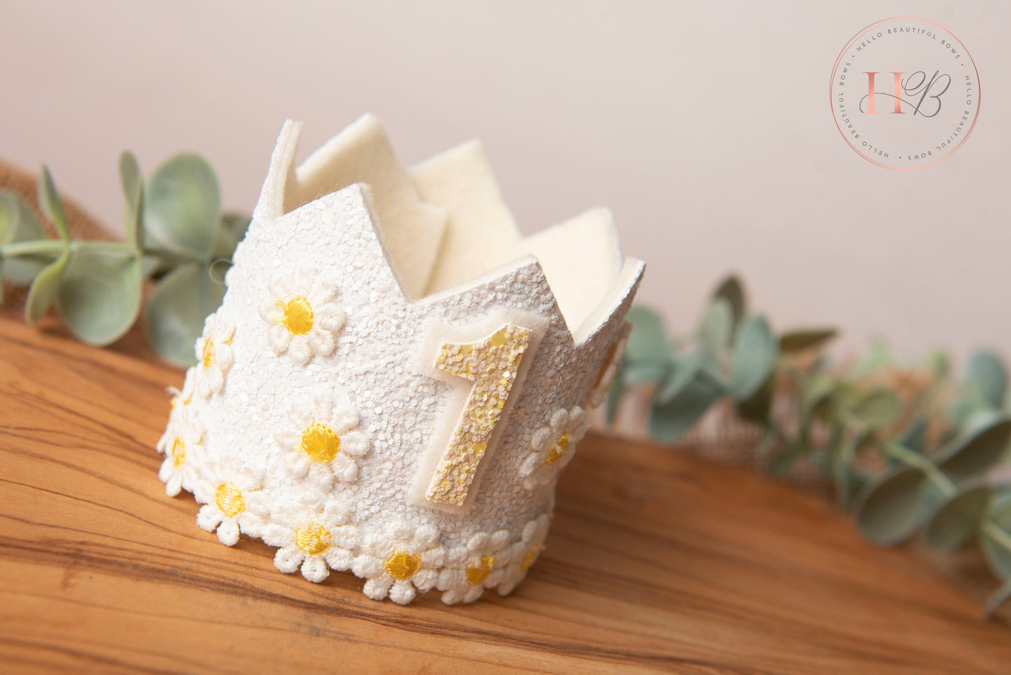 White birthday crown, 1st birthday crown, 2nd birthday crown, Cake smash crown, birthday crown, glitter birthday crown, first birthday girl