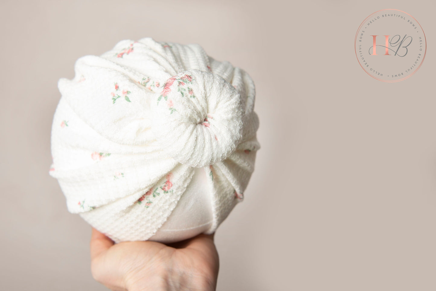 Baby turban, baby hat, baby accessory, baby shower gift, white turban, donut turban , summer turban, floral turban