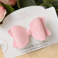 Pink and white polka dot bow, Hair Bows, Hair clips, Girls pink Polka dot Bow, Baby bow, Baby Headband, Girls Headband