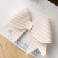 Pink Stripe Hair Bow, Hair bows, Hair clips, Girls pink stripe bow, Baby headband, girls headband