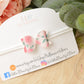Pink Floral Baby girls headband, soft baby girls headband