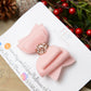Beautiful baby pink felt hair bow, hair bow, Christmas hair bow, baby pink girls headband, baby headband, girls hair bows