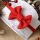 Red Bullet fabric headbands, baby headbands, baby girl headbands, Christmas headbands, soft headbands, baby bows, hair bows,