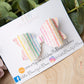 pastel glitter stripe hair bow, hair bows, hair clips girls pastel glitter bow, baby bow baby headband girls headband