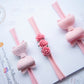 Baby headbands, baby girl headbands, spring headbands, baby bows, hair bows, baby girl gift, pink headbands