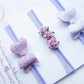 Baby headbands, baby girl headbands, spring headbands, baby bows, hair bows, baby girl gift, lilac headbands