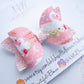 Pink Swan Hair bow, hair bows, hair clips, girls bow, girls headband, girls clips