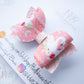 Pink Swan Hair bow, hair bows, hair clips, girls bow, girls headband, girls clips