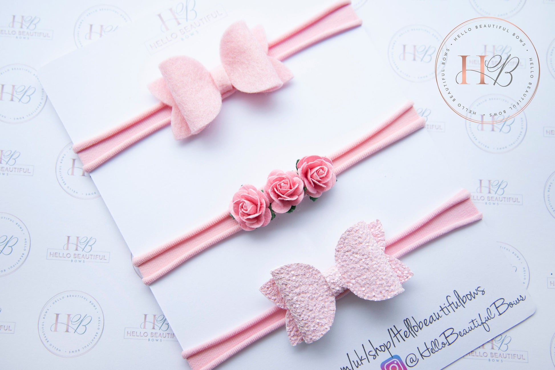 Baby headbands, baby girl headbands, spring headbands, baby bows, hair bows, baby girl gift, pink headbands
