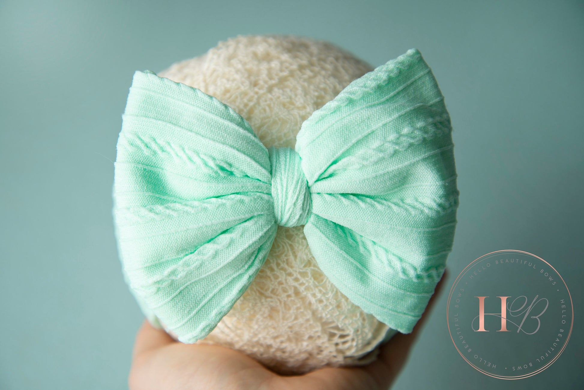 Mint green baby headbands, baby head wraps, baby girl headbands, soft headbands stretch headbands soft headbands, girls headbands,