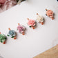 Baby hair clips, fringe clips, hair clips, tiny hair clips, clips for babies, mini hair clips, flower hair clips, baby girl clips