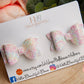 pigtail clips, glitter clips, tye dye clips, toddler pigtail clips, baby girl pigtail clips, girls summer clips, baby gift