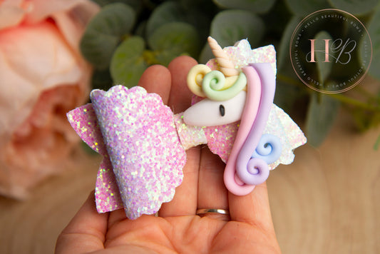 Unicorn hair bow, Summer hair bows, rainbow glitter hair bow, glitter headbands, girls hair bow, baby hair bow, baby headband