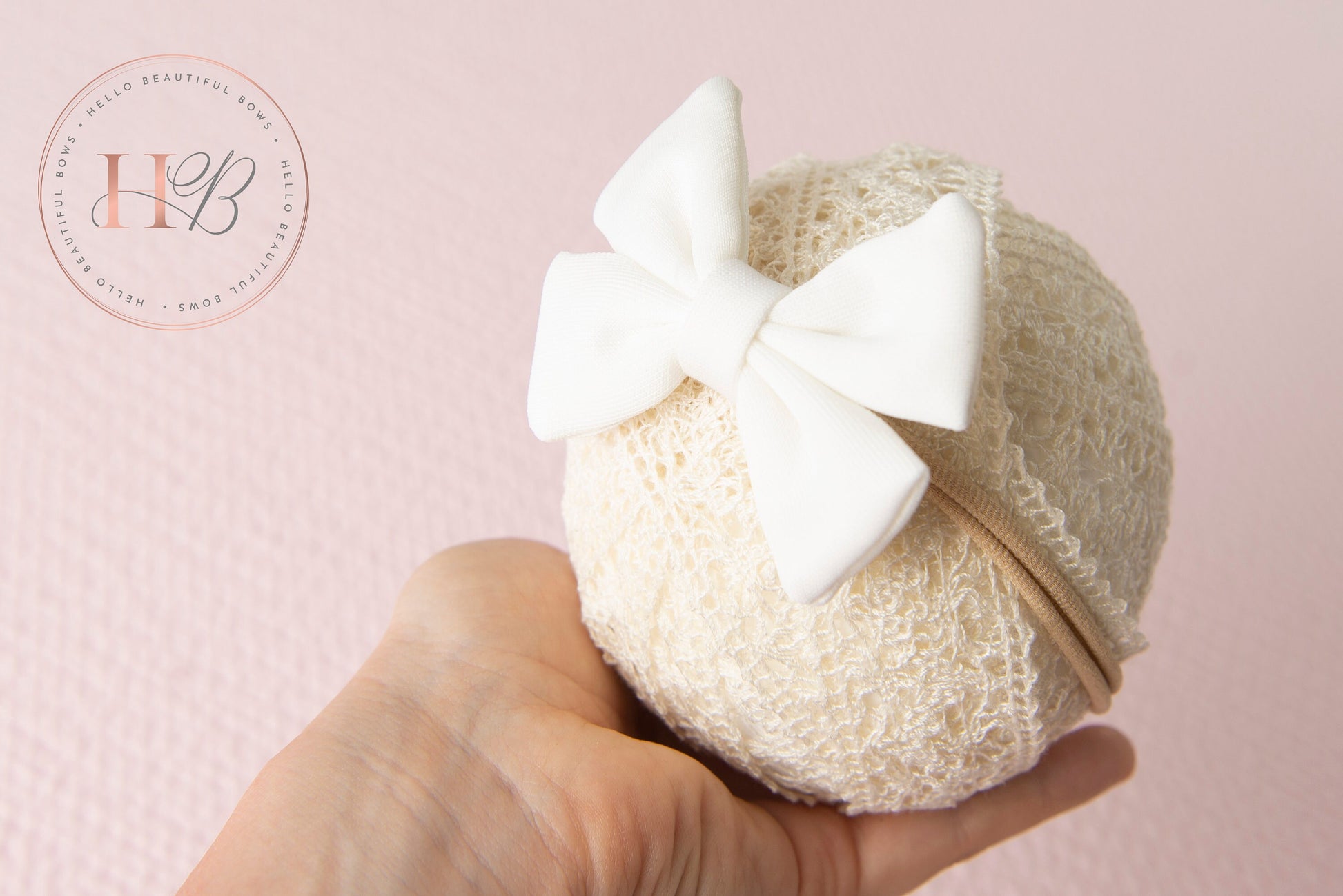 White baby headband, baby headbands, baby girl headbands, soft headbands, baby bows, hair bows, baby hair bow, hair accessories