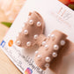 Pearl hair bow, girls hair bows, girls headbands, girls hair bow, baby hair bow, baby headband taupe hair bow