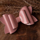 Autumn hair bows, girls hair bows, hair clips, baby headbands, dusky pink bow, shiny bow, pink hair bow, hair clip, hair bow