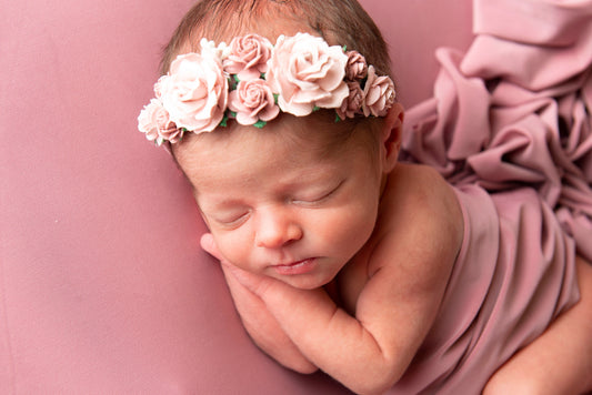 Boho Baby Flower Headband Baby Flower Crown Baby