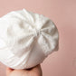 Baby turban, baby hat, baby accessory, baby shower gift, baby bow turban, summer turban, Brodrie white Turban