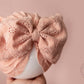 Baby turban, baby hat, baby accessory, baby shower gift, baby bow turban, summer turban, Brodrie peach Turban