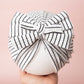 Baby turban, baby hat, baby accessory, baby shower gift, stripe turban, baby bow turban, summer turban, ribbed turban