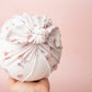 Baby turban, baby hat, baby accessory, baby shower gift, floral turban, baby bow turban, summer turban,