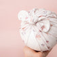Baby turban, baby hat, baby accessory, baby shower gift, floral turban, baby bow turban, summer turban,