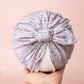 Baby turban, baby hat, baby accessory, baby shower gift, floral turban, baby bow turban, summer turban, lilac turban