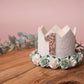 White birthday crown, 1st birthday crown, 2nd birthday crown, Cake smash crown, birthday crown, glitter birthday crown, first birthday girl,