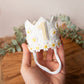 White birthday crown, 1st birthday crown, 2nd birthday crown, Cake smash crown, birthday crown, glitter birthday crown, first birthday girl