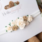 Baby Flower Headband Baby Flower Crown Nylon Headband Girl Toddler Flower Crown Baby Floral Headband