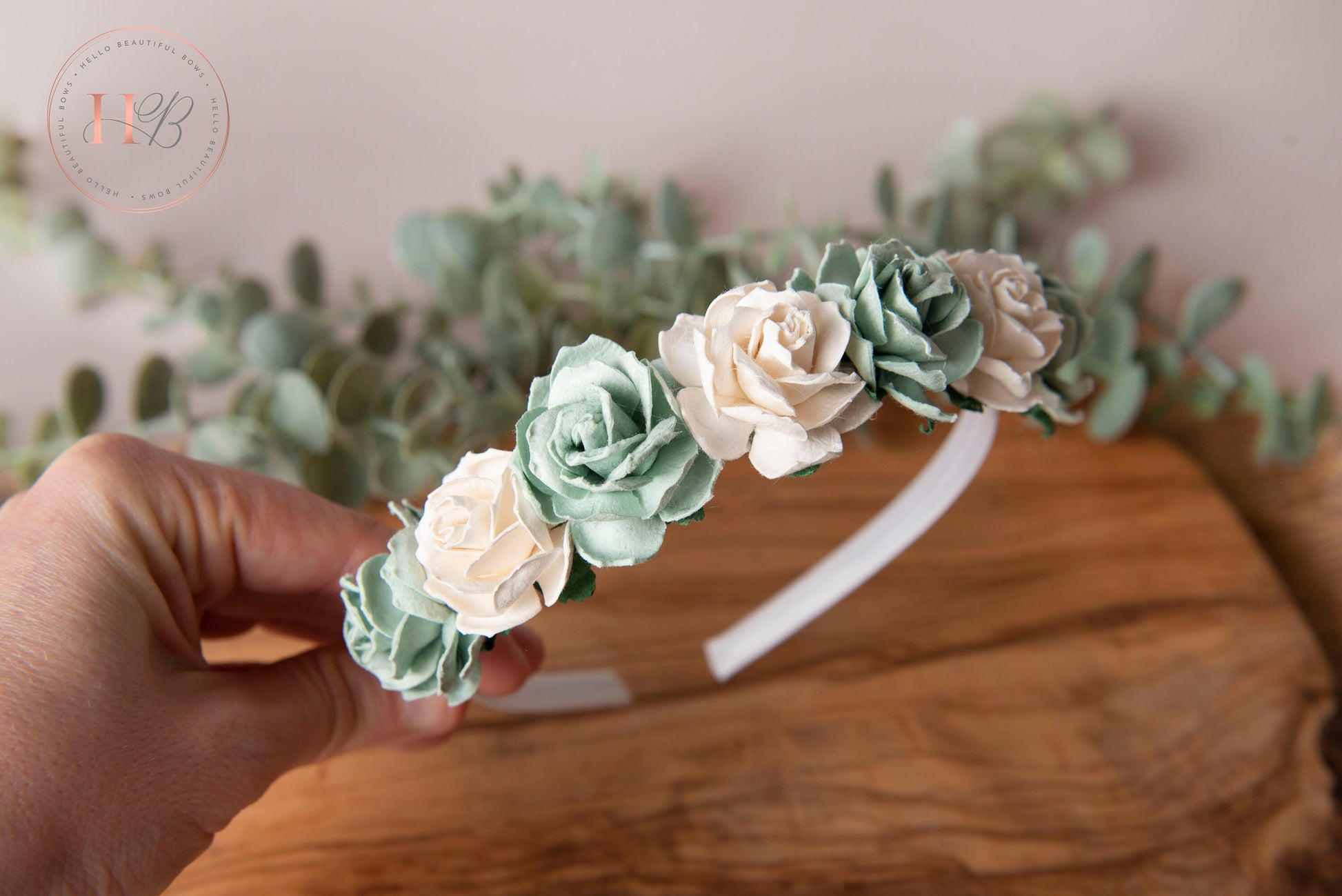 Girls flower headband, girls Alice headband flower headband, summer headband, floral headband, flower girl headband, girls headbands