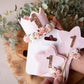 Pink birthday crown, Birthday set, birthday wand, birthday badge, 1st birthday crown, 2nd birthday crown, Cake smash crown,