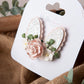 Spring bunny ears clips, Easter bunny clip, , flower clip