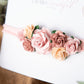 baby flower Headband, newborn headband, baby girl headband, baby shower gift, newborn gift, newborn prop, cake smash prop, baby headband