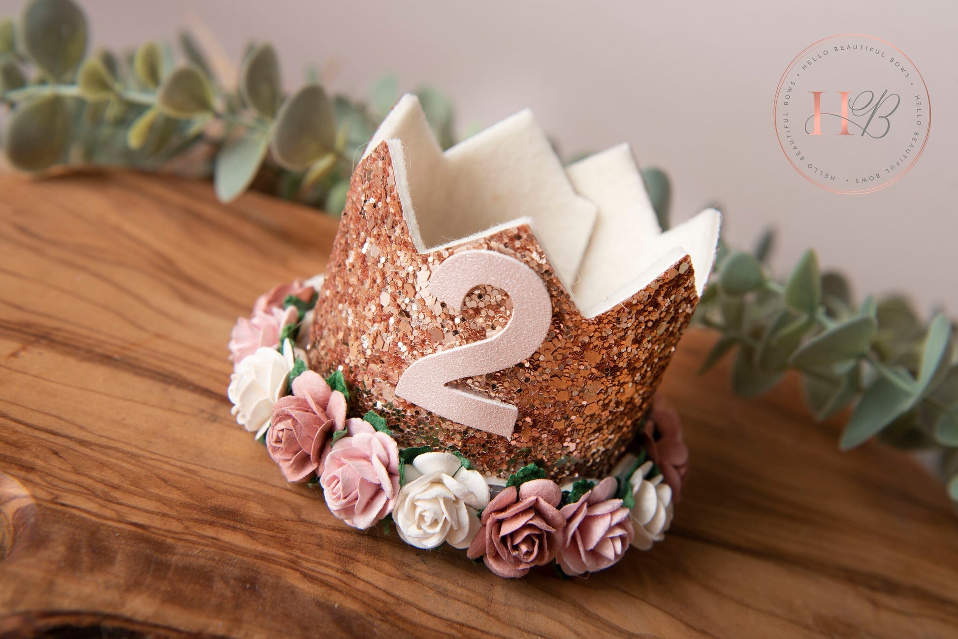 Birthday crown, Birthday set, birthday wand, birthday badge, 1st birthday crown, 2nd birthday crown, Cake smash crown, rose gold crown