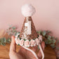 Rose Gold birthday party hat, 1st birthday crown, 2nd birthday crown, Cake smash hat, birthday crown, party hat, first birthday girl,