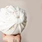 Baby turban, baby hat, baby accessory, baby shower gift, white turban, donut turban , summer turban, floral turban