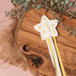 Birthday Wand, princess birthday wand, personalised wand, first birthday, cake smash prop, glitter wand, white wand
